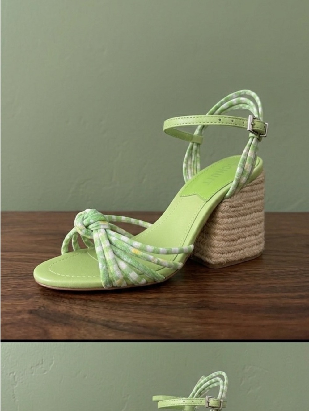Schutz Block Heel Strappy Sandals - Dahra W5.5